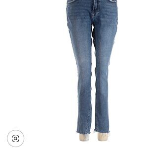 Kensie Women's Straight Leg Blue Jeans